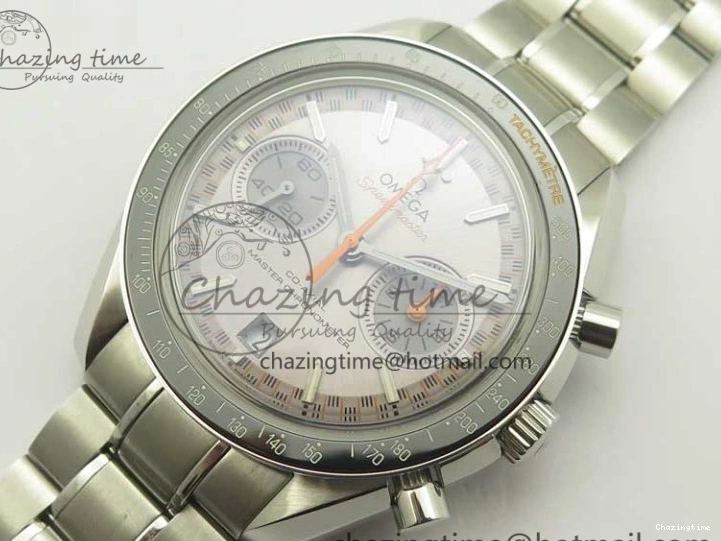 0328 Speedmaster Moonwatch OMF 1:1 Best Edition Gray Dial on SS Bracelet A TravelReady 8042
